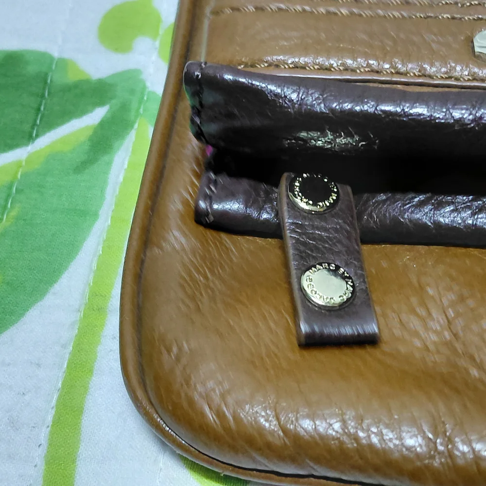 Marc By Marc Jacobs Tan and Brown Leather Laptop Bag